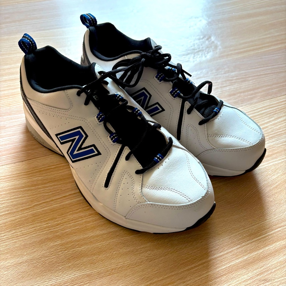 New Balance Men's 608 Casual Comfort Cross Trainer Shoe Sneaker Sz 14 Blue White